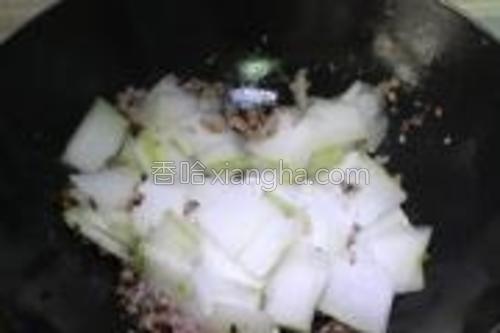 香菇肉末炒冬瓜的做法大全【图】_香菇肉末炒