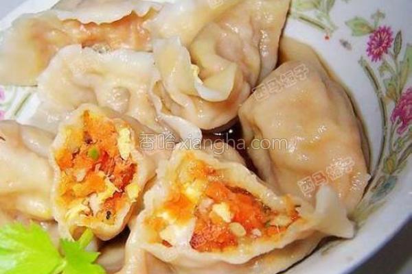 素馅饺子的做法_胡萝卜素馅饺子的做法大全_