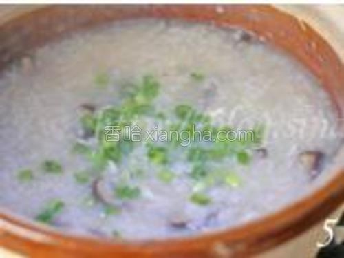 香菇鸡丝粥的做法大全【图】_香菇鸡丝粥的家