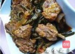 红烧粉条干排骨炖排骨遵化买豆角的图片