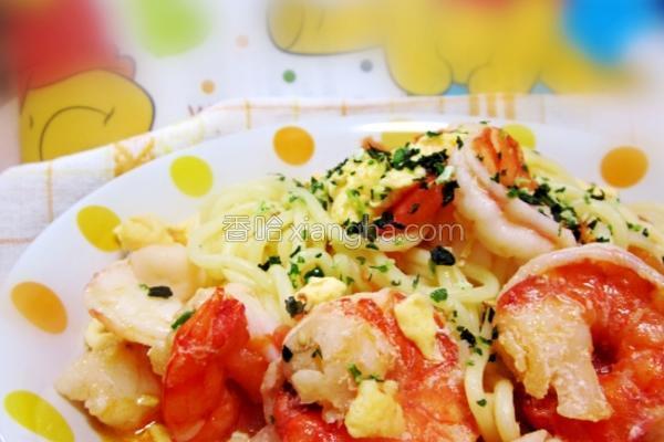 番茄蛋虾面的做法大全【图】_番茄蛋虾面的家