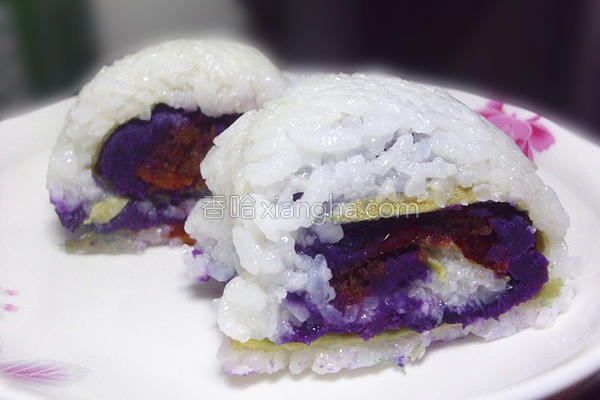 紫薯糯米卷的做法大全