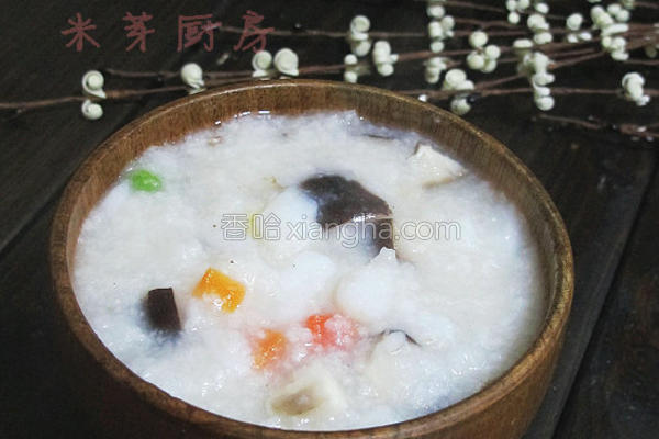 香菇鳕鱼粥的做法_香菇鳕鱼粥的做法大全_香