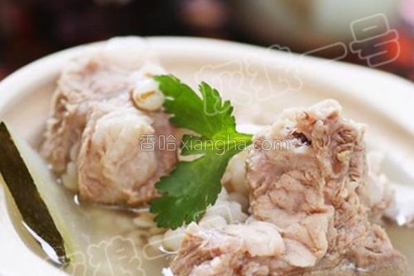 骨冬瓜汤的做法_薏米排骨冬瓜汤的做法大全_