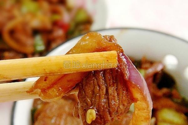 洋葱小炒肉的做法大全