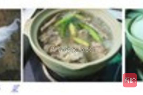 红烧粘锅干豆角炖排骨炒粉条粉丝图片