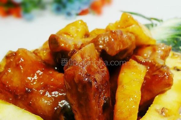 菠萝排骨船的做法_菠萝排骨船的做法大全_菠