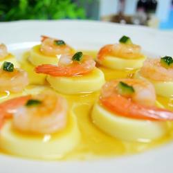 日本豆腐蒸虾仁