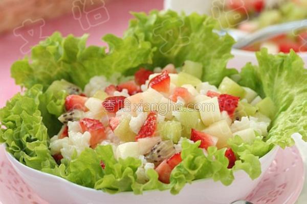 香浓牛奶水果饭的做法_香浓牛奶水果饭的做法