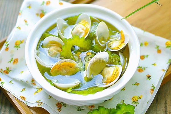 苦瓜蛤蜊清火汤的做法_苦瓜蛤蜊清火汤的做法