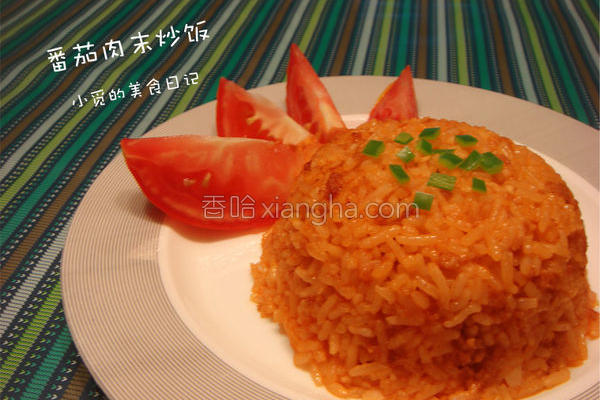 番茄肉末炒饭的做法_番茄肉末炒饭的做法大全