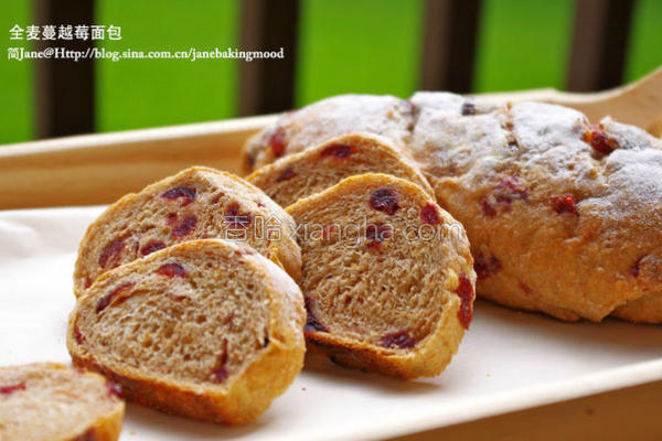 全麦蔓越莓面包的做法_全麦蔓越莓面包的做法