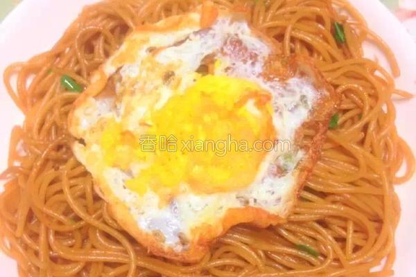 意大利酱油炒面的做法_意大利酱油炒面的做法