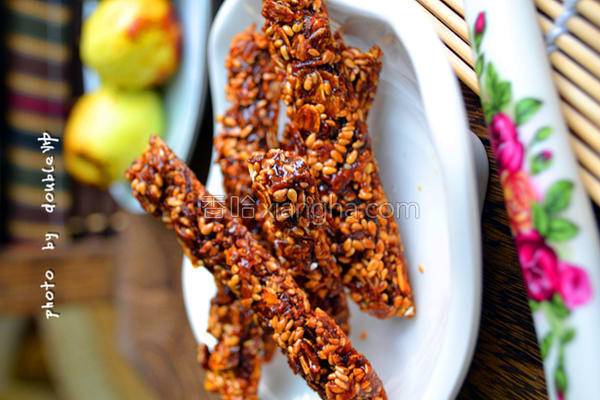 焦糖燕麦芝麻糖的做法大全