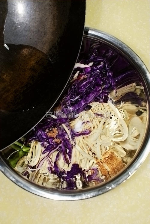 紫甘蓝拌豆腐皮的做法大全【图】_紫甘蓝拌豆
