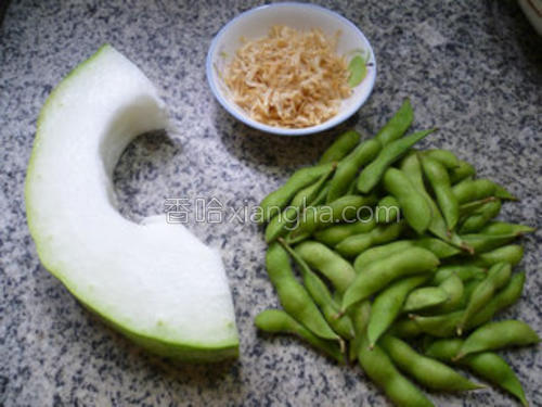 虾皮毛豆冬瓜汤的做法大全【图】_虾皮毛豆冬