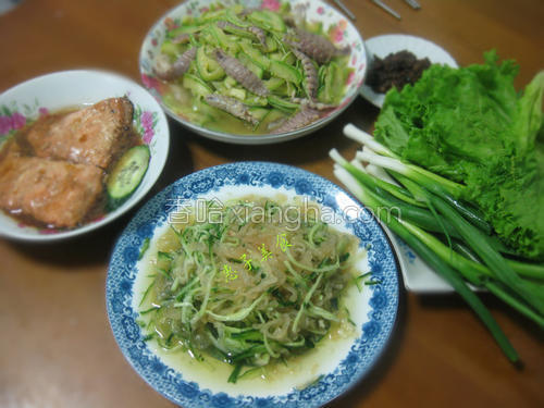 海蜇丝黄瓜的做法大全【图】_海蜇丝黄瓜的家