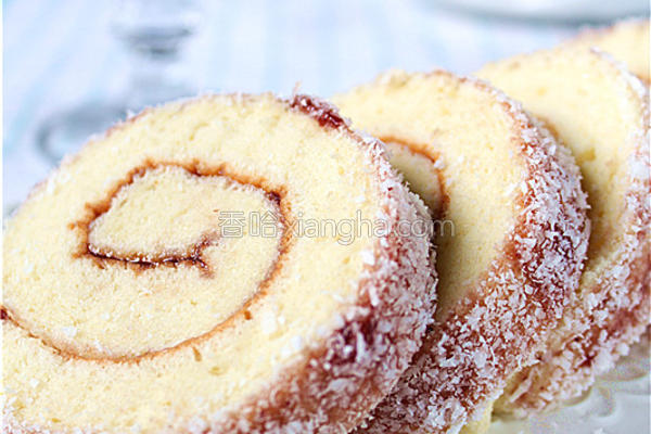 椰蓉蛋糕卷的做法_椰蓉蛋糕卷的做法大全_椰