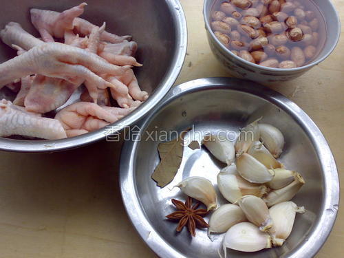 蒜卤花生鸡爪的做法大全【图】_蒜卤花生鸡爪