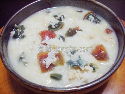 皮蛋肉末粥的做法大全