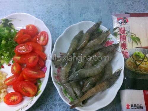 番茄鲜虾细面的做法大全【图】_番茄鲜虾细面