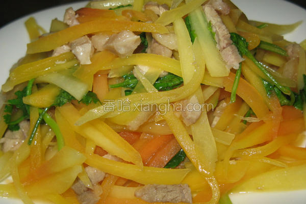 青木瓜炒肉丝的做法大全【图】_青木瓜炒肉丝