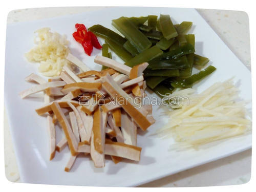 凉拌海带豆干的做法大全【图】_凉拌海带豆干