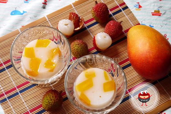 荔枝芒果果冻的做法_荔枝芒果果冻的做法大全