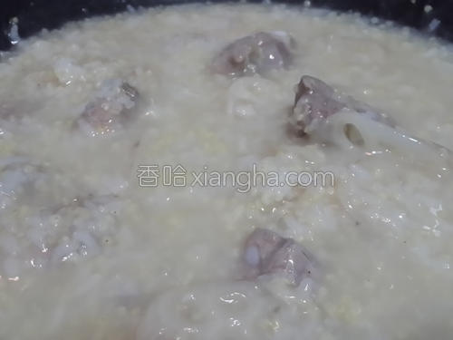 莲藕排骨小米粥的做法大全【图】_莲藕排骨小