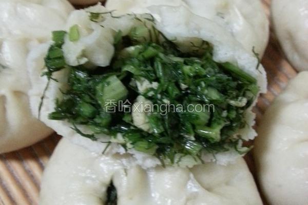 茴香馅素包子的做法_菜谱_香哈网
