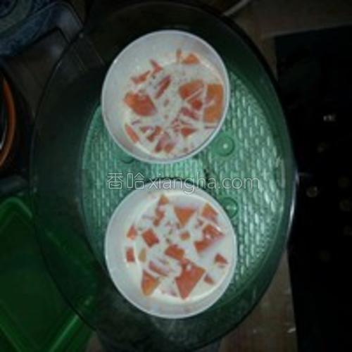 木瓜蒸牛奶的做法大全【图】_木瓜蒸牛奶的家