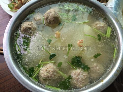 冬瓜肉丸汤的做法大全【图】_冬瓜肉丸汤的家