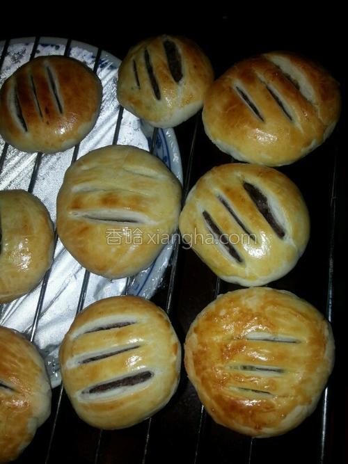 自制红豆馅老婆饼的做法大全【图】_自制红豆