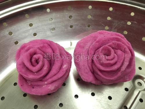 火龙果汁玫瑰花馒头的做法大全【图】_火龙果