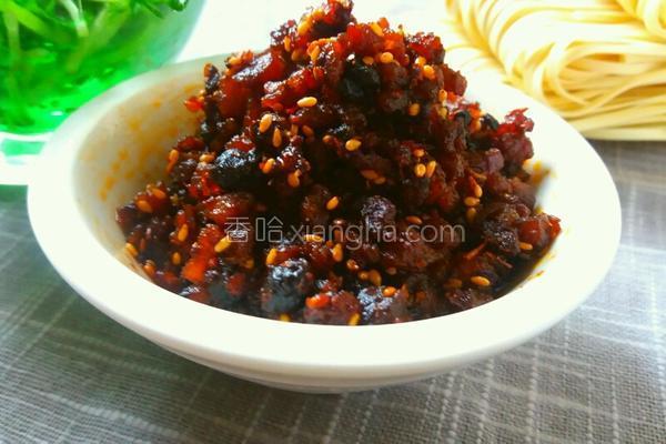 川香麻辣牛肉酱(面)的做法大全