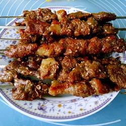 烤牛肉串