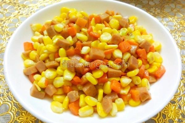 火腿肠玉米粒的做法_火腿肠玉米粒的做法大全