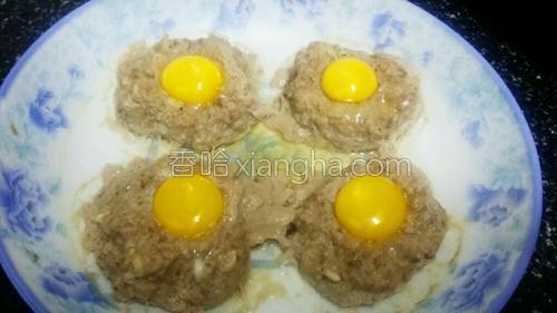 太阳蛋蒸肉丸的做法大全【图】_太阳蛋蒸肉丸