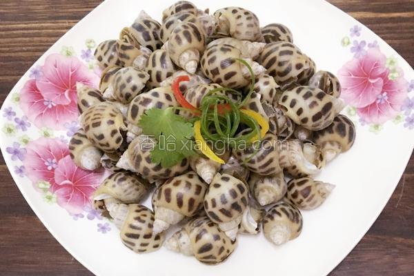 白灼花螺的做法大全
