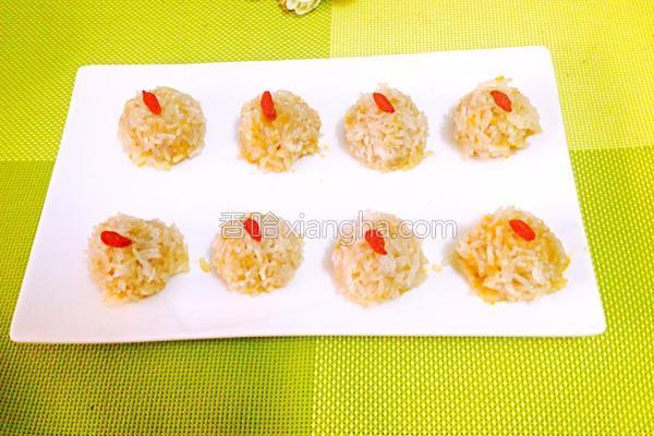 红薯糯米珍珠丸子的做法_红薯糯米珍珠丸子的