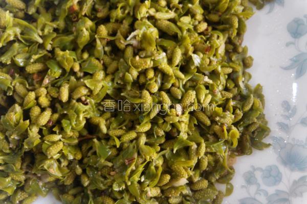 凉拌柳芽(凉拌柳絮)的做法大全