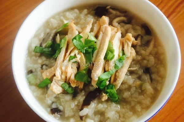 香菇鸡丝粥的做法_香菇鸡丝粥的做法大全_香