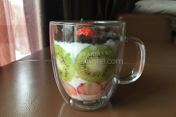 奶水果盆栽的做法_酸奶水果盆栽的做法大全_