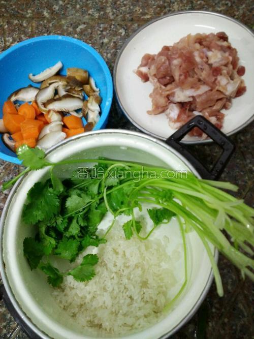 什锦猪肉香菇粥的做法大全【图】_什锦猪肉香