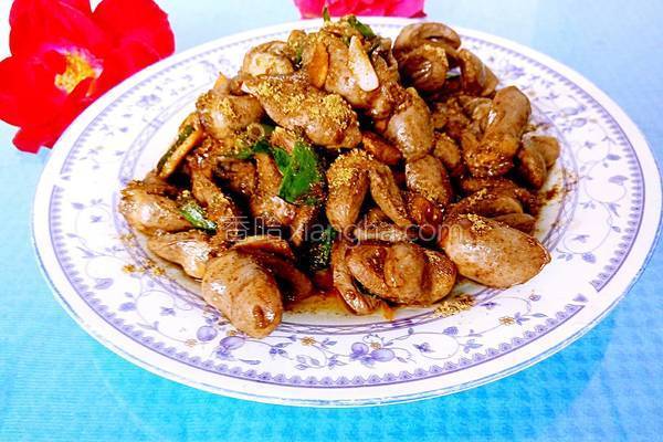 孜然烩鸡心的做法_孜然烩鸡心的做法大全_孜