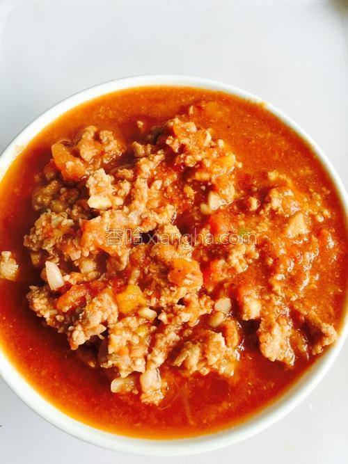 肉末蕃茄酱意面的做法大全