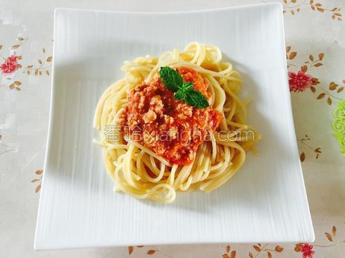 肉末蕃茄酱意面的做法大全