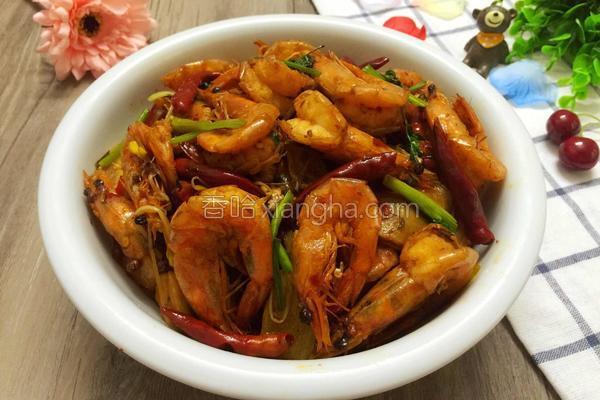 干锅香辣虾的做法_干锅香辣虾的做法大全_干