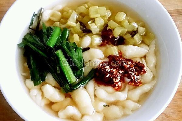 浆水鱼鱼的简单做法的做法_浆水鱼鱼的简单做