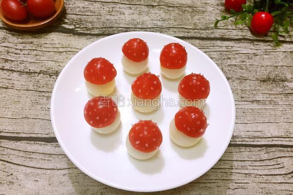 圣女果蘑菇蛋的做法_圣女果蘑菇蛋的做法大全